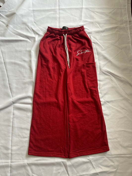 SCARLET FRENCH TERRY PERFECT SWEATPANTS